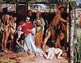 William Holman Hunt A Converted British Family Sheltering a Christian Missionary from the Persecution of the Druids painting